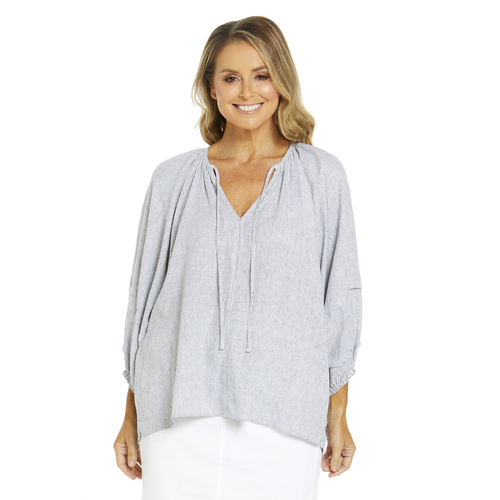 Betty Basics - Lula Linen Blouse