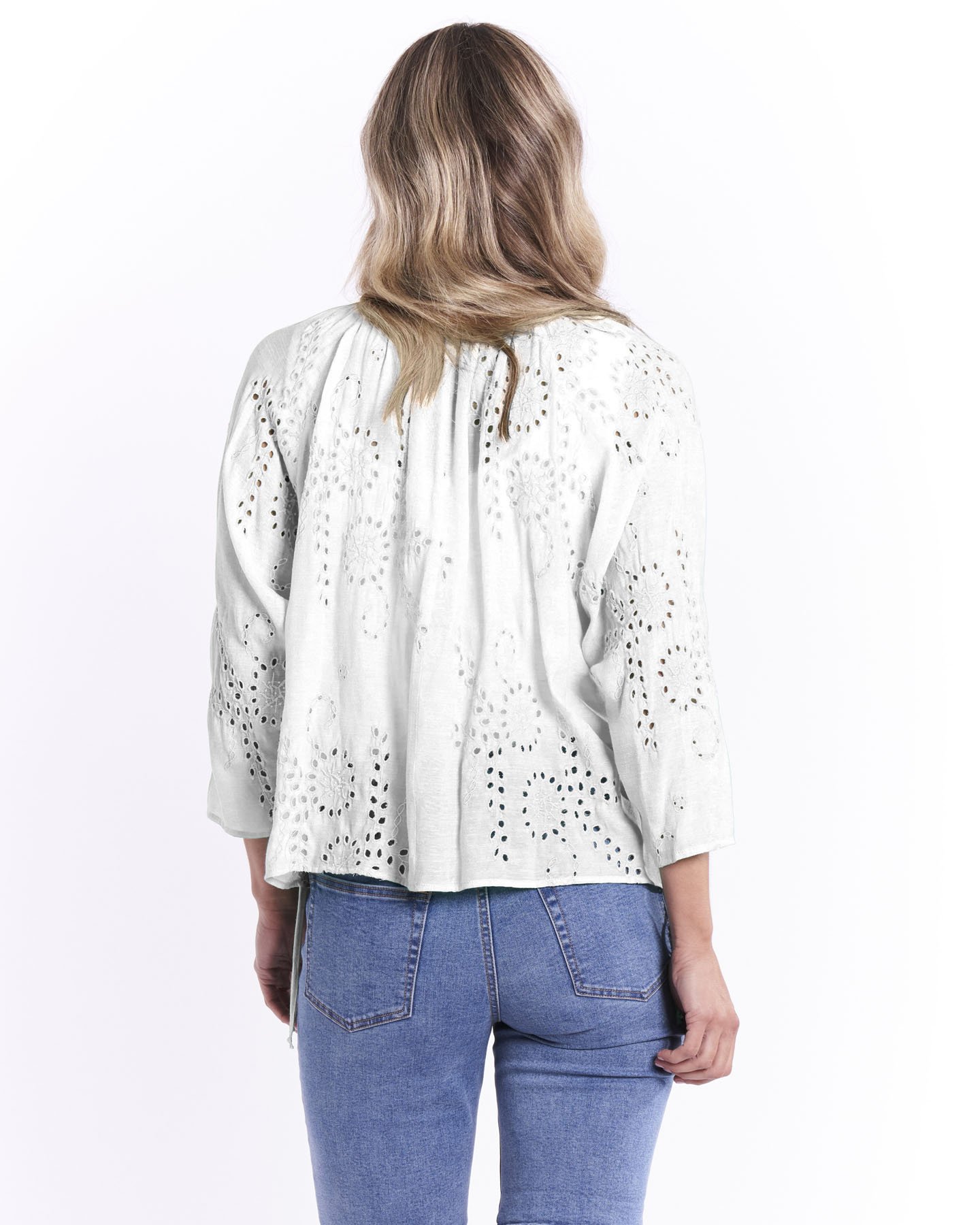 Betty Basics Embroidery Blouse TopsTops & Tees Mhor Betty