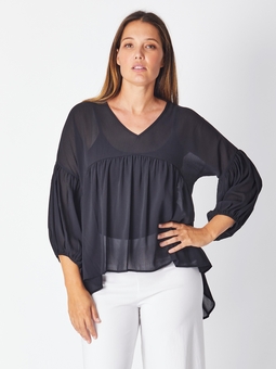 Luna Sky - Sheer Top-tops-Mhor