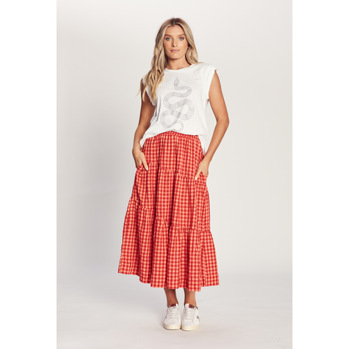 The Others - The Gingham Asymmetrical Skirt