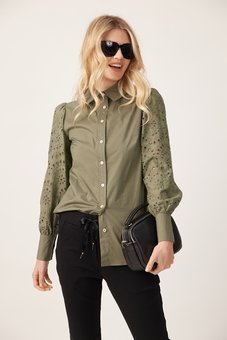 Lemon Tree-Tyra Shirt Sage-tops-Mhor