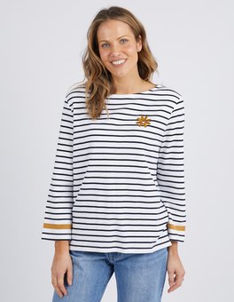 Elm - Daisy Mae 3/4 Sleeve Top-tops-Mhor