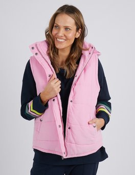 Elm - Cord Puffer Vest-tops-Mhor