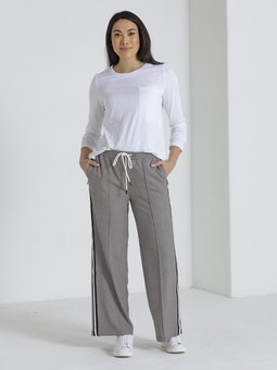 Marco Polo - Full Length Contrast Pant-bottoms-Mhor