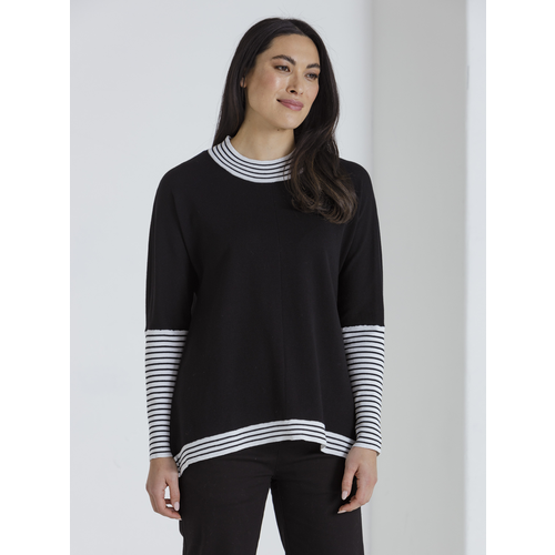 Marco Polo - Longsleeve Stripe Slice Sweat 