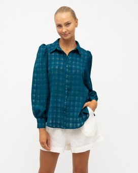White Closet - Check Shirt-tops-Mhor