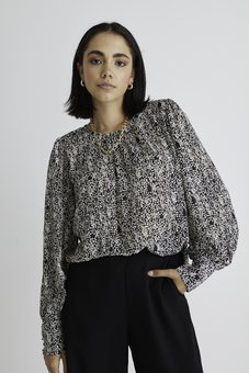 Ivy & Jack - Frankie Leaf Print Top-tops-Mhor