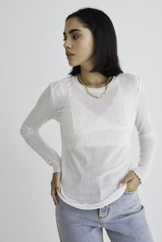 Stories Be Told - Mesh Layer Top-tops-Mhor
