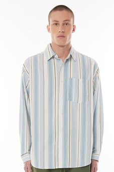 Huffer - Blue Lines Cube Shirt-brands-Mhor