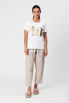 Black Stone - Print Tee-tops-Mhor