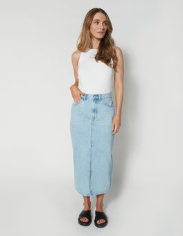 Dear Sutton - Sydney Denim Skirt-bottoms-Mhor