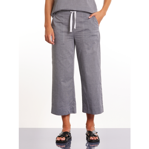 Marco Polo - Cropped Chambray pant