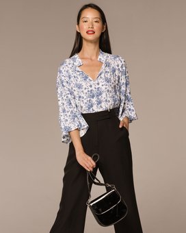 Fate & Becker-Sweet Harmony Collared Top-tops-Mhor
