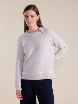 Marco Polo - L/S Zip Seam Sweater-tops-Mhor