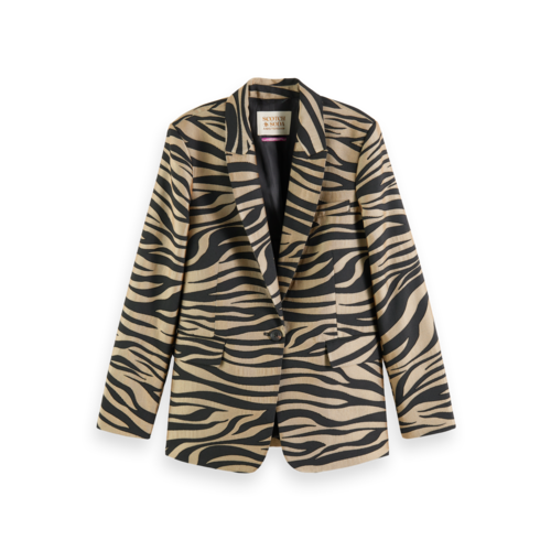 Scotch & Soda - Tiger Jacquard Blazer