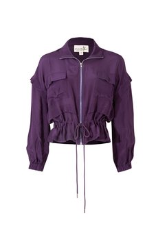 Curtae-Purple Jacket-tops-Mhor