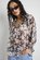 Among The Brave-Floral Shirred Top