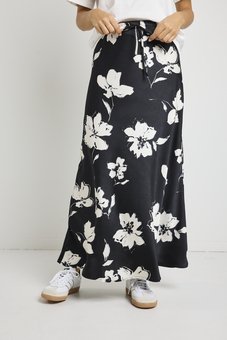 Stories Be Told-Floral Bias Ct Skirt-bottoms-Mhor
