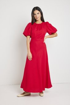 Stories Be Told-Puff Sleeve Dress-dresses-Mhor