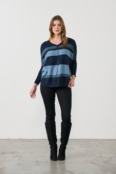 Holmes & Fallon-Striped Jumper-tops-Mhor
