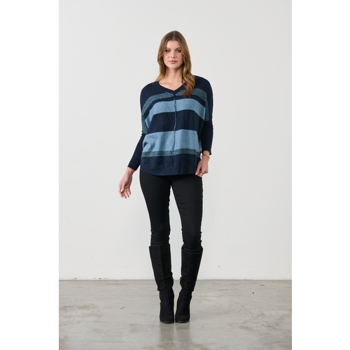 Holmes & Fallon-Striped Jumper