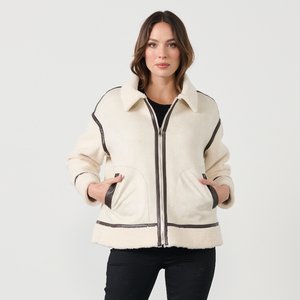 Holmes & Fallon-Faux Suede Jacket-tops-Mhor
