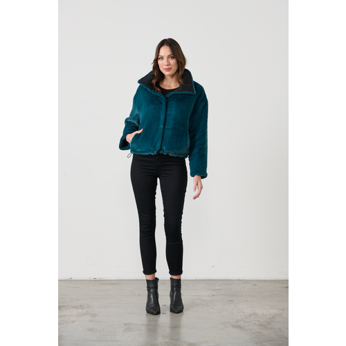 Holmes & Fallon-Reversible Faux Fur Jacket