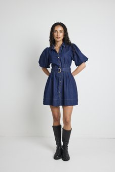 Among The Brave-Sundown Mini Shirt Dress-brands-Mhor