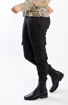 Drama The Label-Black Noni Pants-bottoms-Mhor