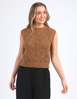 Foxwood-Luna Knit Vest-tops-Mhor