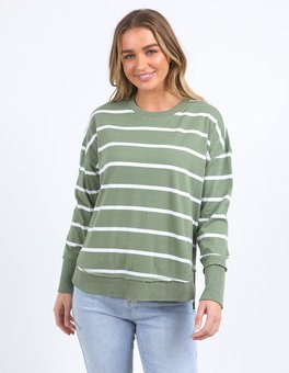 Foxwood-Farrah Stripe Long Sleeve-tops-Mhor