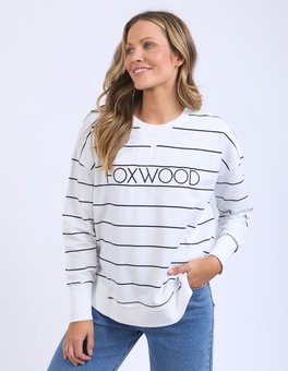 Foxwood-Classic Stripe Crew-tops-Mhor