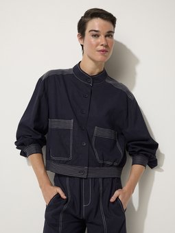 Marco Polo-Linen Jacket-tops-Mhor