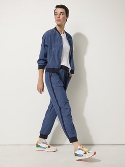 Marco Polo-Denim Jogger-bottoms-Mhor