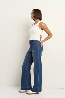 Among The Brave-Zoey Marine Jeans-bottoms-Mhor
