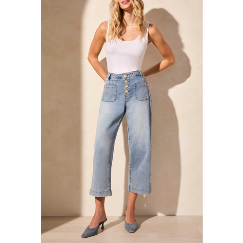 Tribal-Audrey Btn Fly Jeans