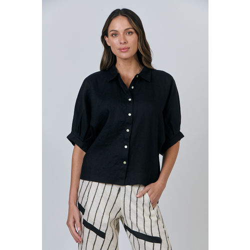 Naturals-Linen Top