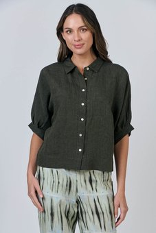 Naturals-Button Thru Top-tops-Mhor