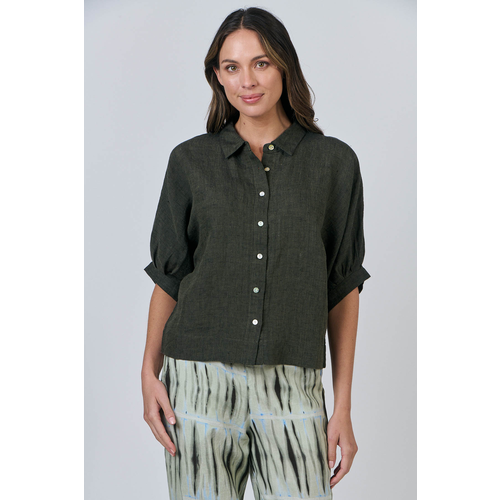 Naturals-Button Thru Top