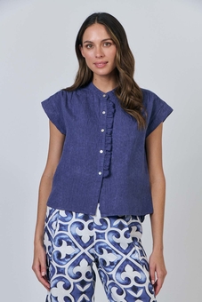 Naturals-Ruffle Blouse-sale-Mhor