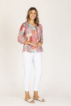 Renoma-Pattern Shirt-tops-Mhor