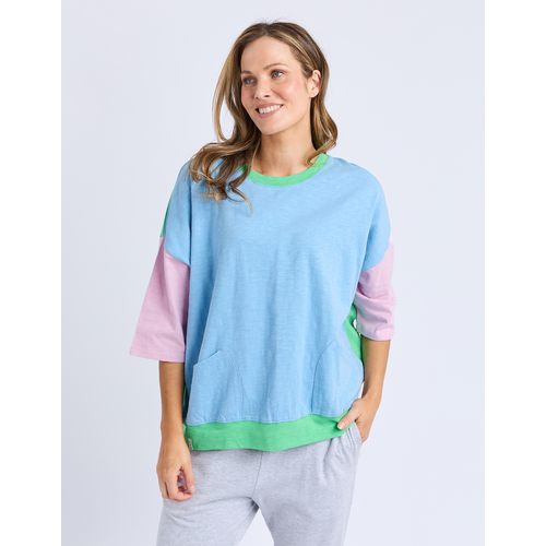 Elm - Maize Colour Block Sweat