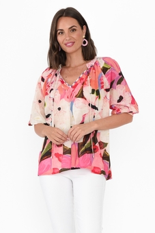 Collectivo-Renee Blouse-tops-Mhor