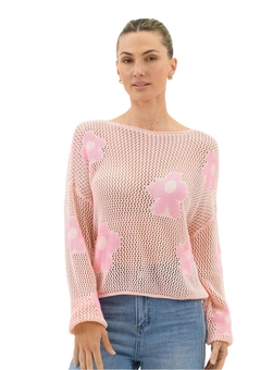 Worthier-Flower Knit-tops-Mhor