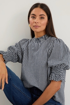 Ivy & Jack-Affection Gingham Top-tops-Mhor