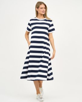 Liberty Rose-Stripe Dress-dresses-Mhor
