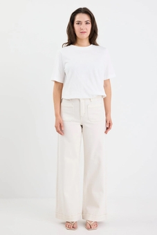 Among The Brave-Zoey Ecru Petite Jean-bottoms-Mhor