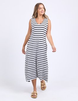 Foxwood-Aspen Stripe Dress-brands-Mhor