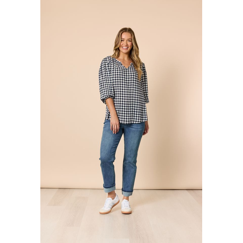 Threadz-Gingham Check Top