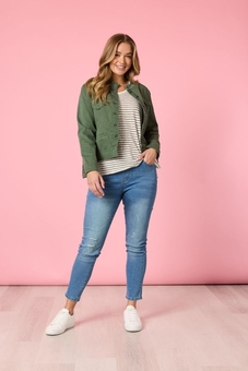 Threadz-Maggie Denim Jacket-tops-Mhor